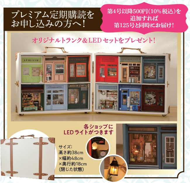 ミニチュアフレーム「小さなパリのお店」の画像