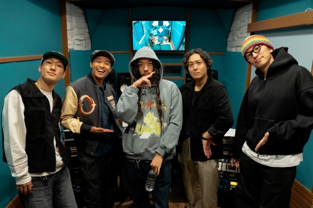 s**t kingz「What You See feat. Maddy Soma」楽曲制作中のオフショット　s**t kingz、Maddy Soma、Sam is Ohm