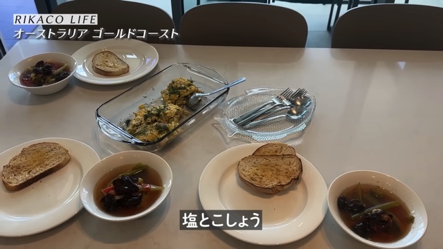 RIKACO、ヘルシーな朝食作りの画像