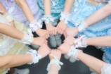 『SUPER☆GiRLSデビュー14周年記念ワンマンライブ』円陣写真