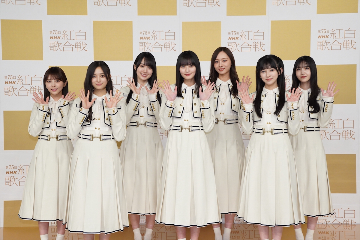 乃木坂46 　与田祐希、井上和、賀喜遥香、遠藤さくら、梅澤美波、池田瑛紗、久保史緒里