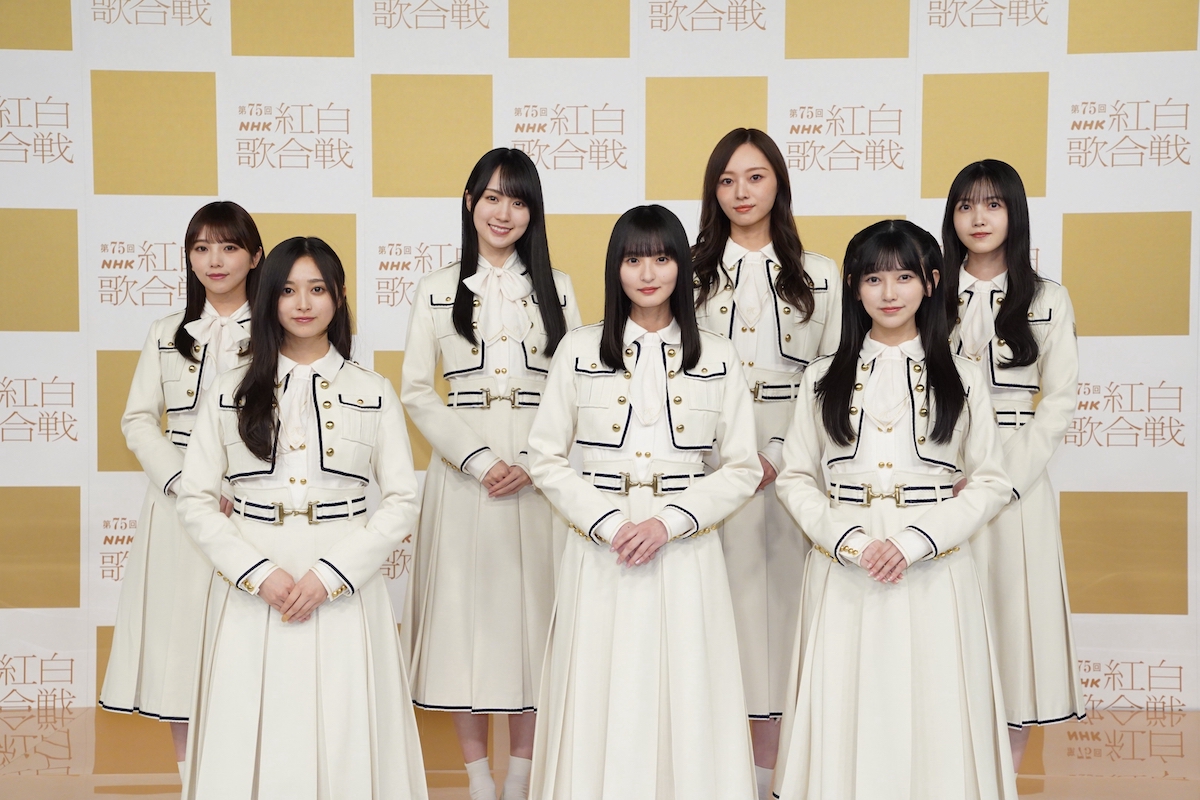 乃木坂46 　与田祐希、井上和、賀喜遥香、遠藤さくら、梅澤美波、池田瑛紗、久保史緒里