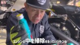 ヒロミ、カワサキバイクをカスタム　の画像