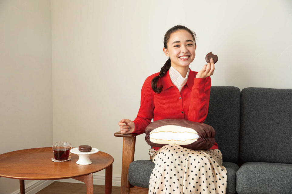 「ロッテのチョコパイ」がBIGクッションにの画像