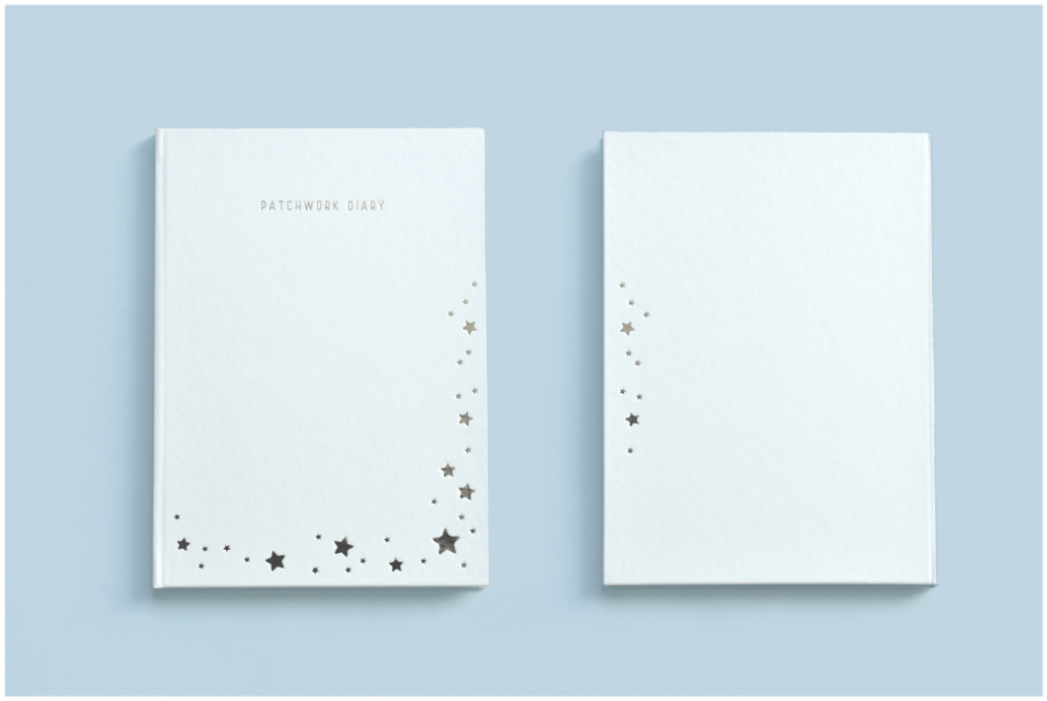 夜眠る前に書く「パッチワーク日記」再販決定の画像