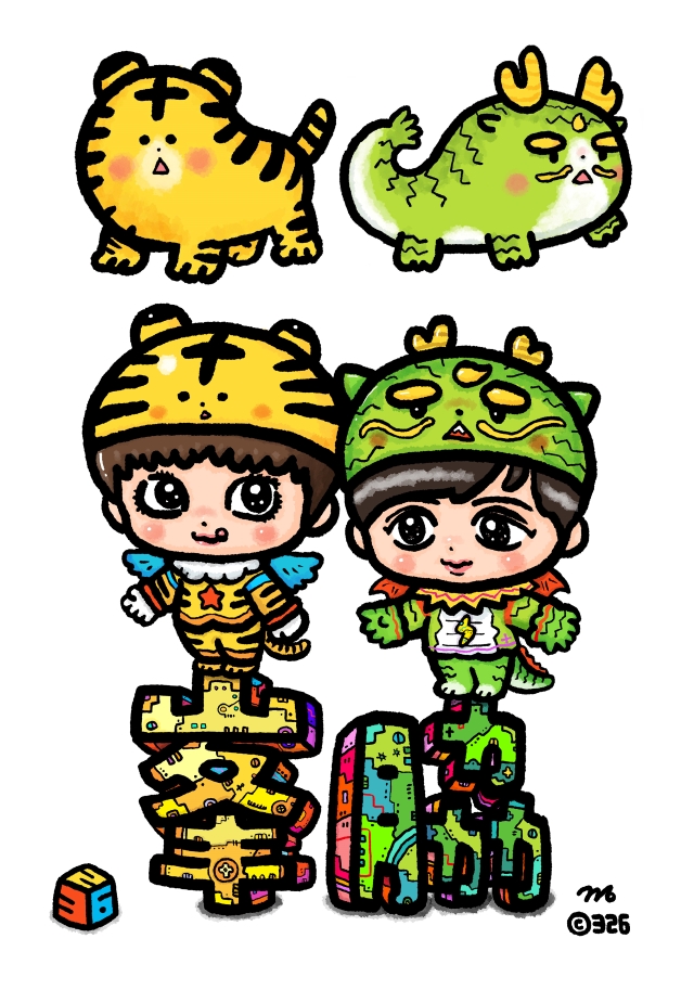 峯脇　公式キャラクター＆ロゴ