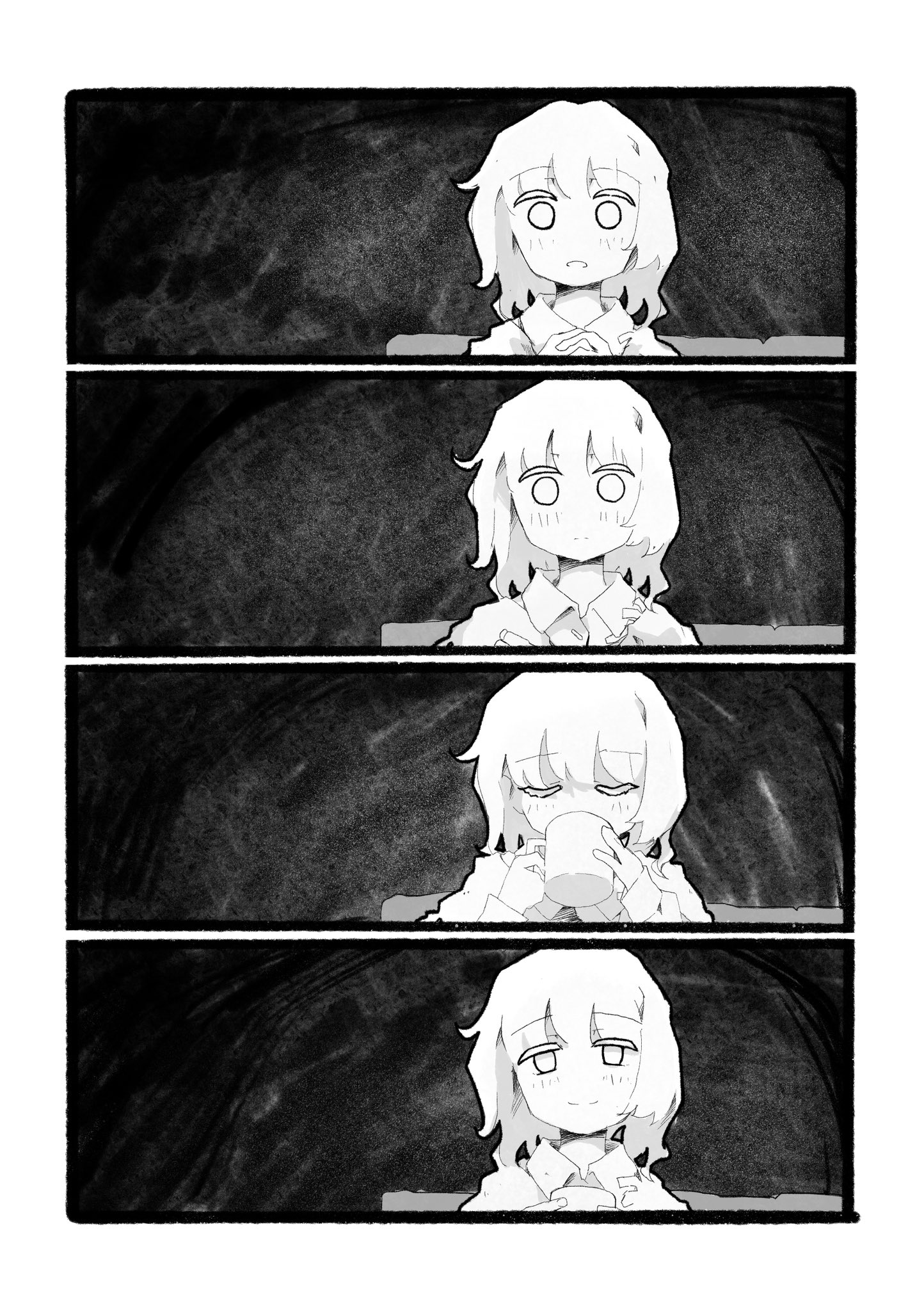 【漫画】親が不在の深夜に観る話題のドラマの画像