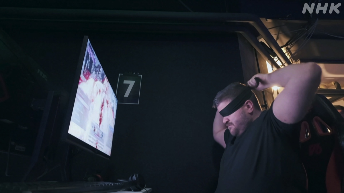 全盲の格闘ゲームプレイヤー