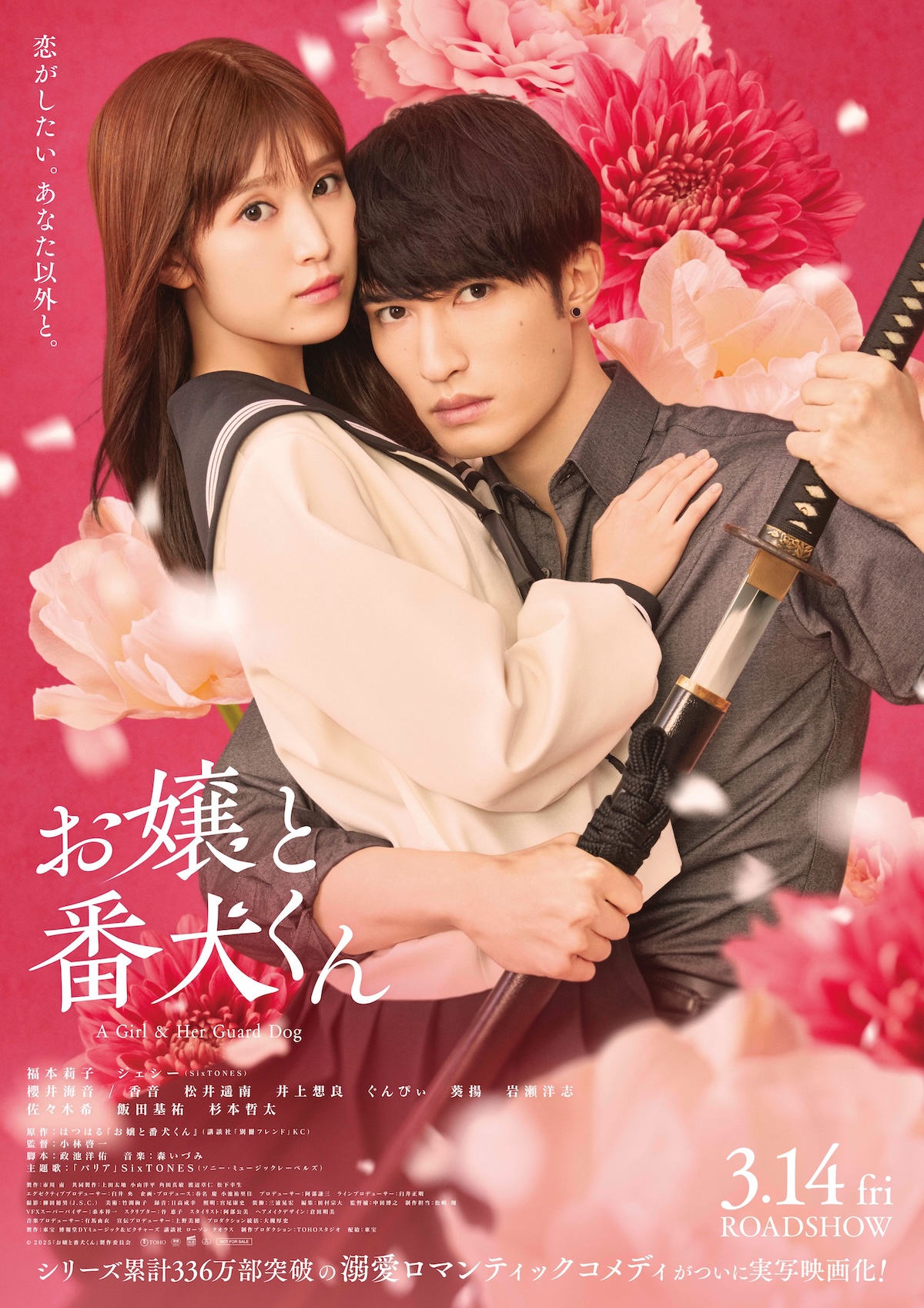 『お嬢と番犬くん』SixTONESの歌入り予告