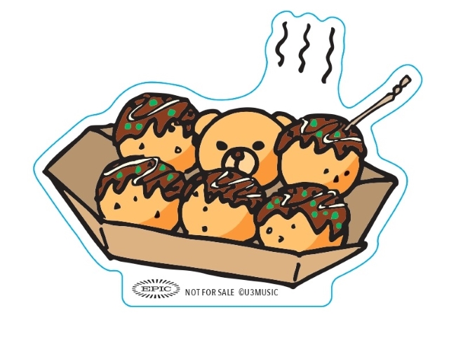 宇多田ヒカル『NINE STORIES』インスタレーション入場者特典『ご当地くまちゃんステッカー』