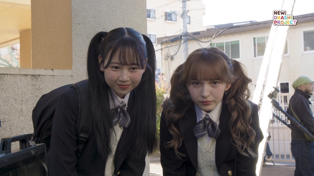 明治 新TVCM『meiji♡FRUITS ZIPPERの手作りバレンタイン〜楽しい時間を手作りしよう〜』CMメイキング場面写真