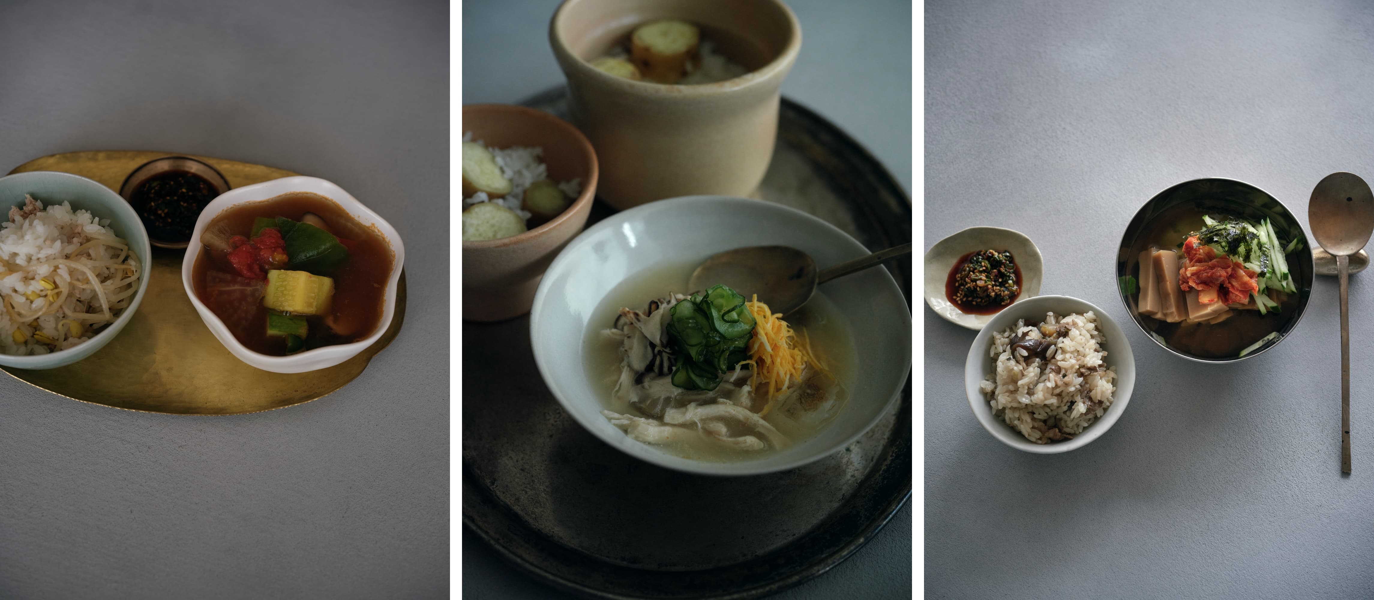 韓国の基本の献立“汁物とごはん”の画像