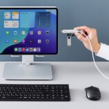 USBハブ一体型のType-C充電ケーブルの画像