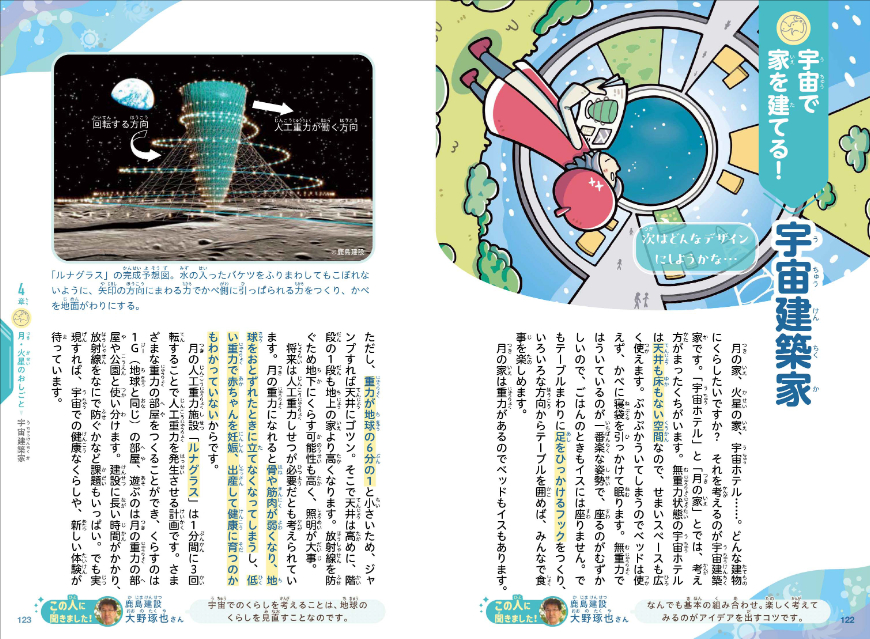 『未来が楽しみになる 宇宙のおしごと図鑑』の画像