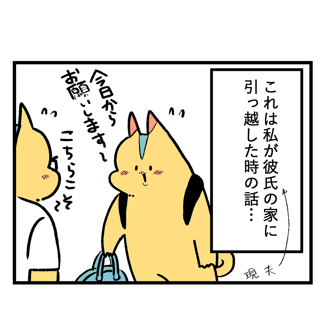 【漫画】ウキウキの同棲生活に謎のルールの画像