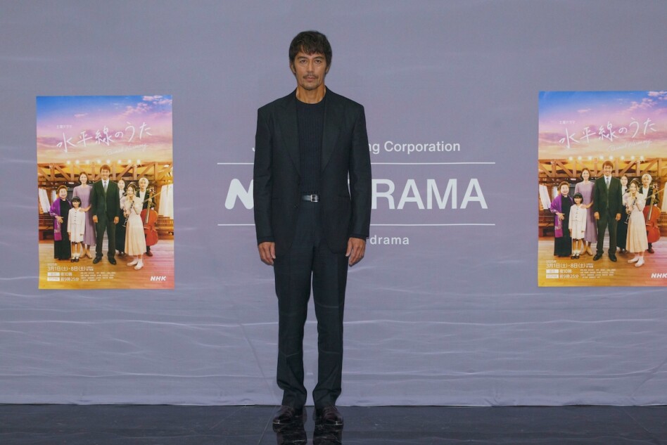 阿部寛、『水平線のうた』の撮影裏を語る