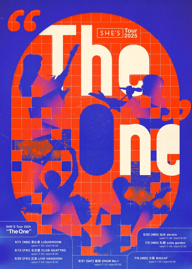 SHE’S Tour 2025 “The One”』告知画像