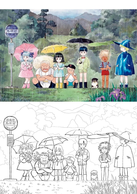 一条ゆかり、エッセイと塗り絵本が発売の画像