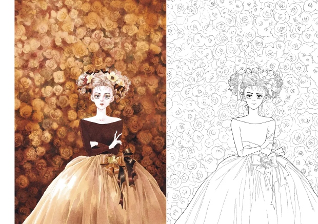 一条ゆかり、エッセイと塗り絵本が発売の画像