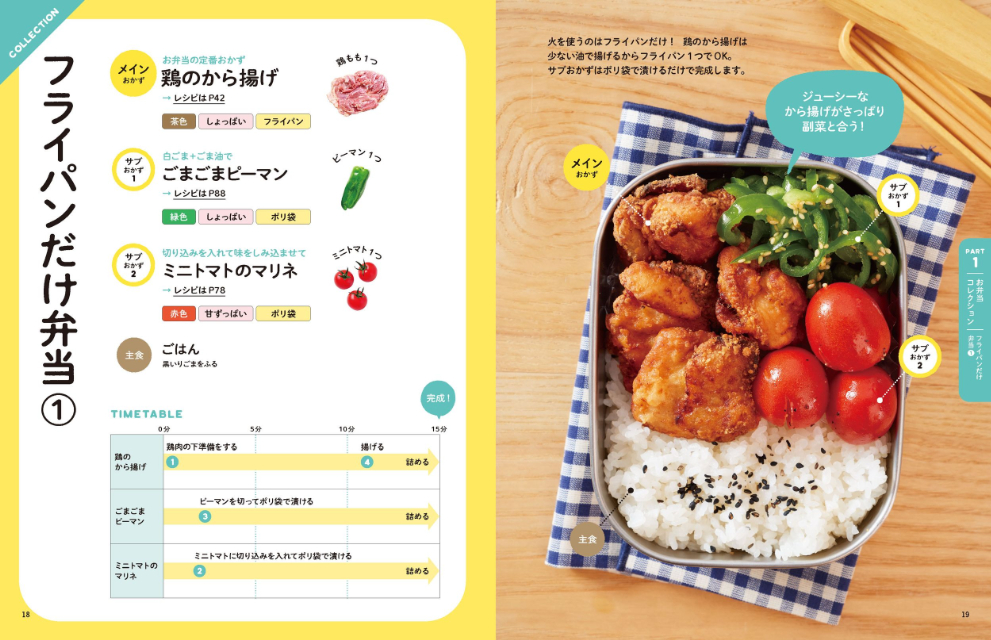 『材料１つのお弁当おかず３６５』の画像