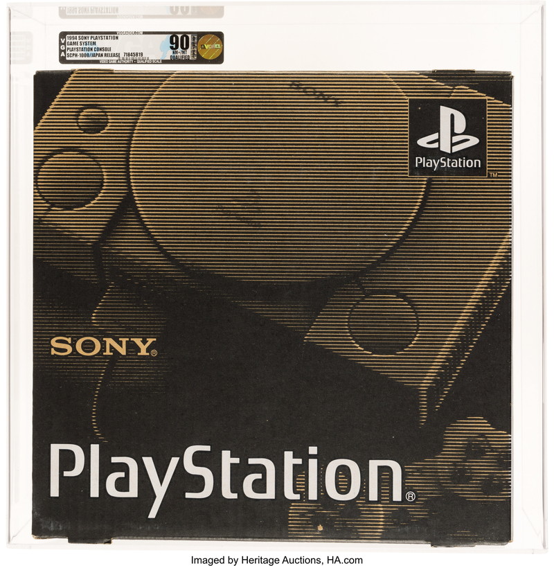 超希少ゲームアイテムのオークションが開催の画像