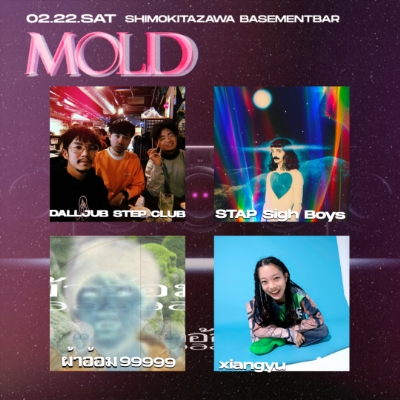 『ผ้าอ้อม99999 pre. ”MOLD”』出演アーティスト告知画像