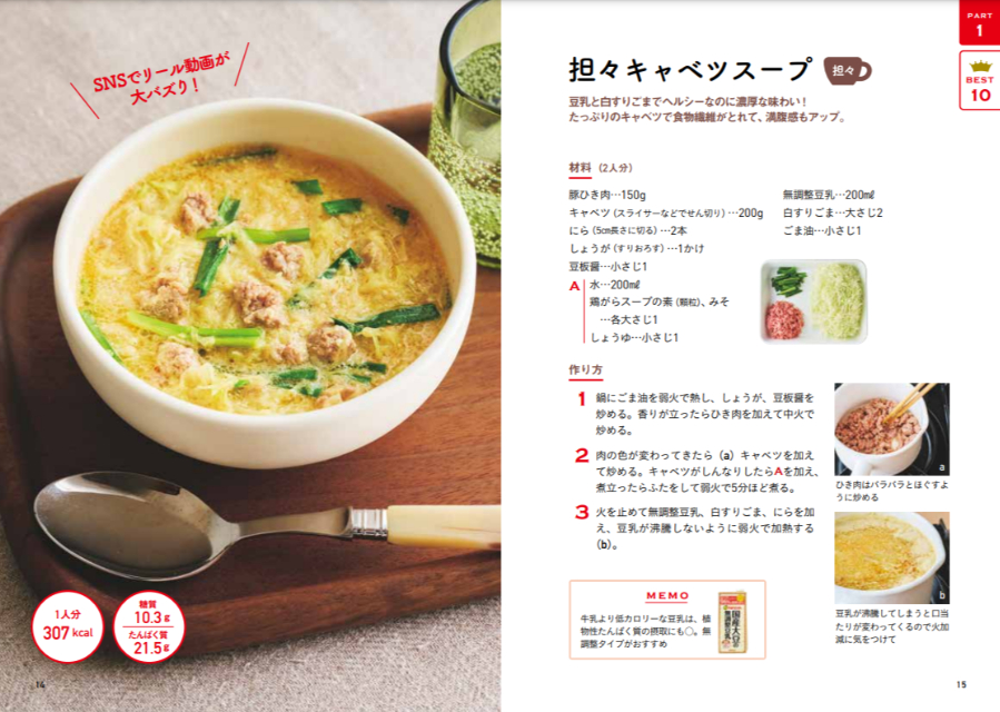 『しっかり食べてラクやせ！具だくさんヘルシースープ』の画像