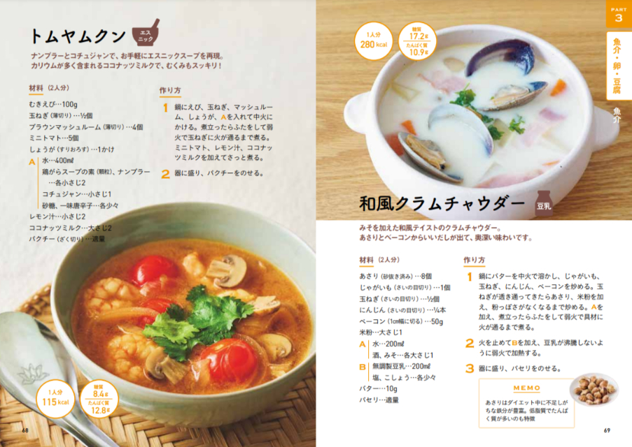 『しっかり食べてラクやせ！具だくさんヘルシースープ』の画像