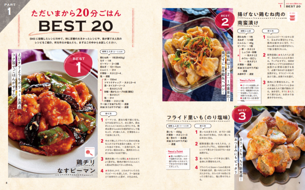 『Yasuのただいまから20分ごはん』の画像