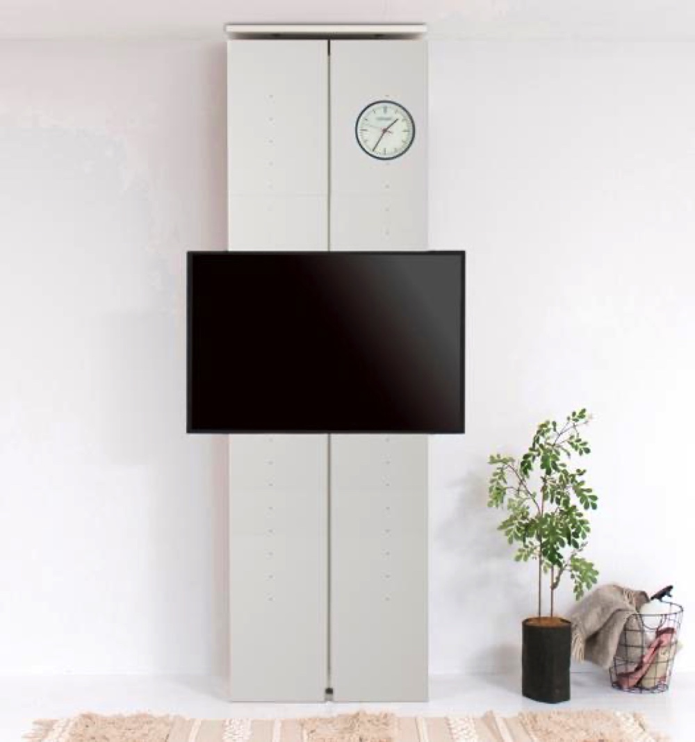 「壁掛けテレビ」を設置できる壁面収納棚の画像