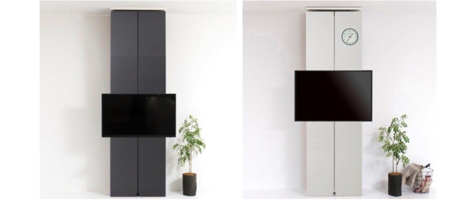 「壁掛けテレビ」を設置できる壁面収納棚