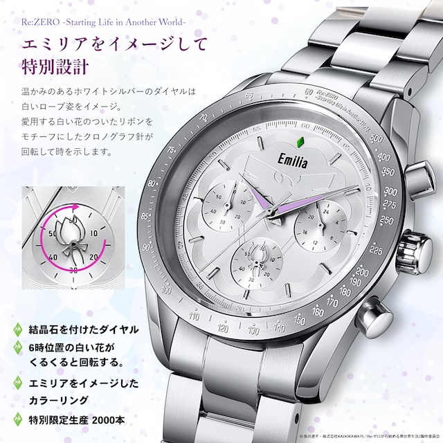 『Re:ゼロ』世界観をモチーフにした腕時計の画像