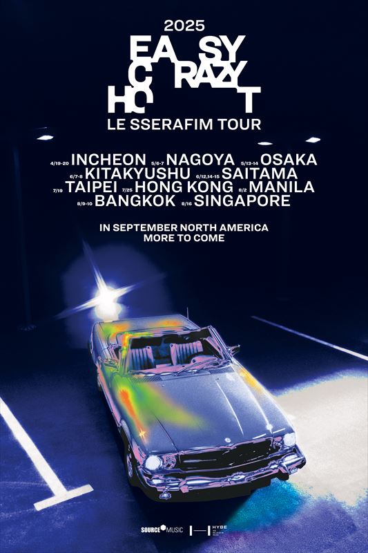 『2025 LE SSERAFIM TOUR ‘EASY CRAZY HOT’』ツアービジュアル