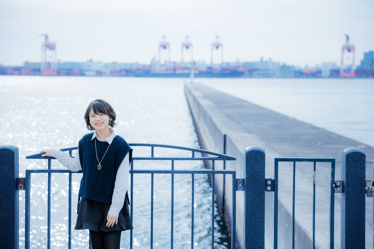 マリンブルーデージー・海音（撮影＝三橋優美子）