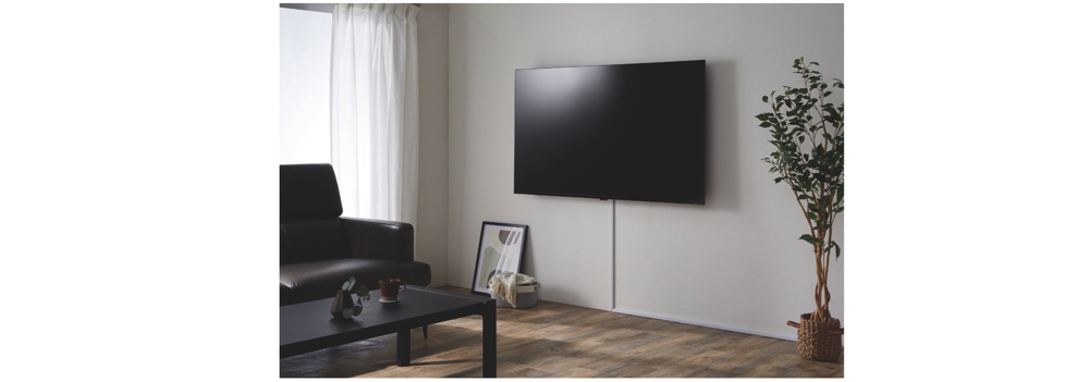 ニトリが液晶テレビを壁掛け化する金具発売の画像