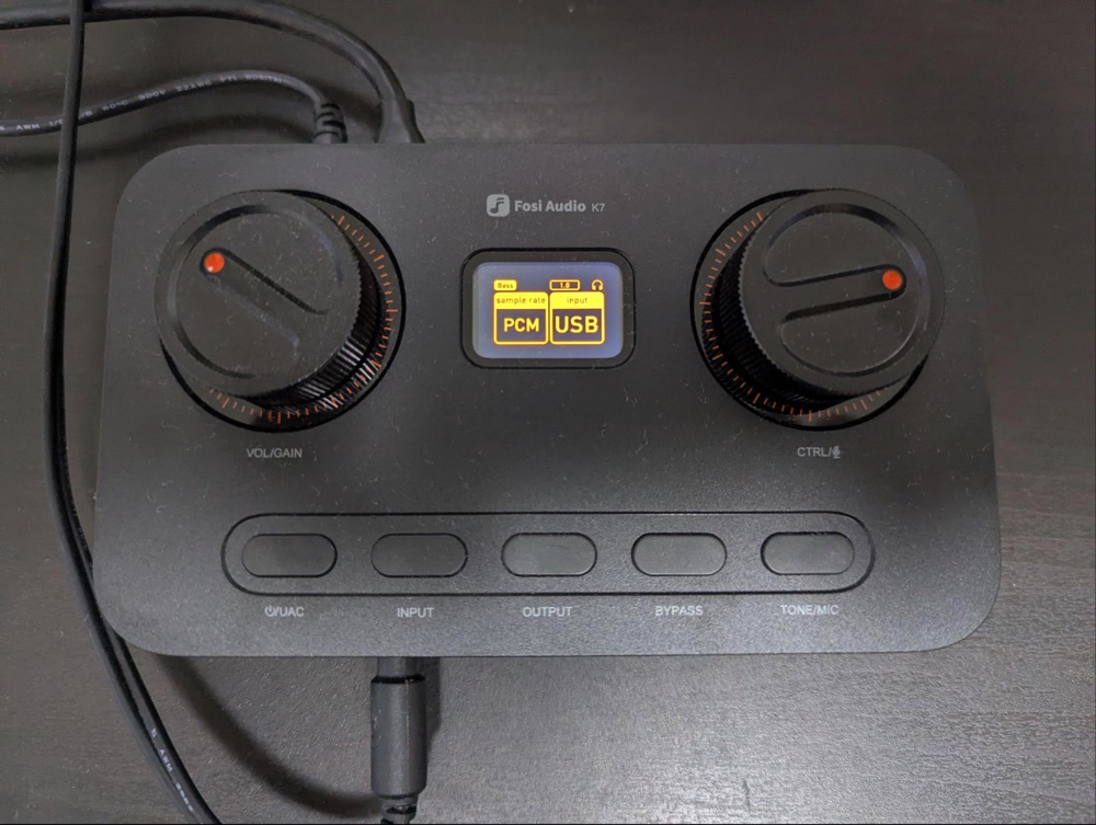 ゲーミングDAC　Fosi Audio『K7』レビューの画像
