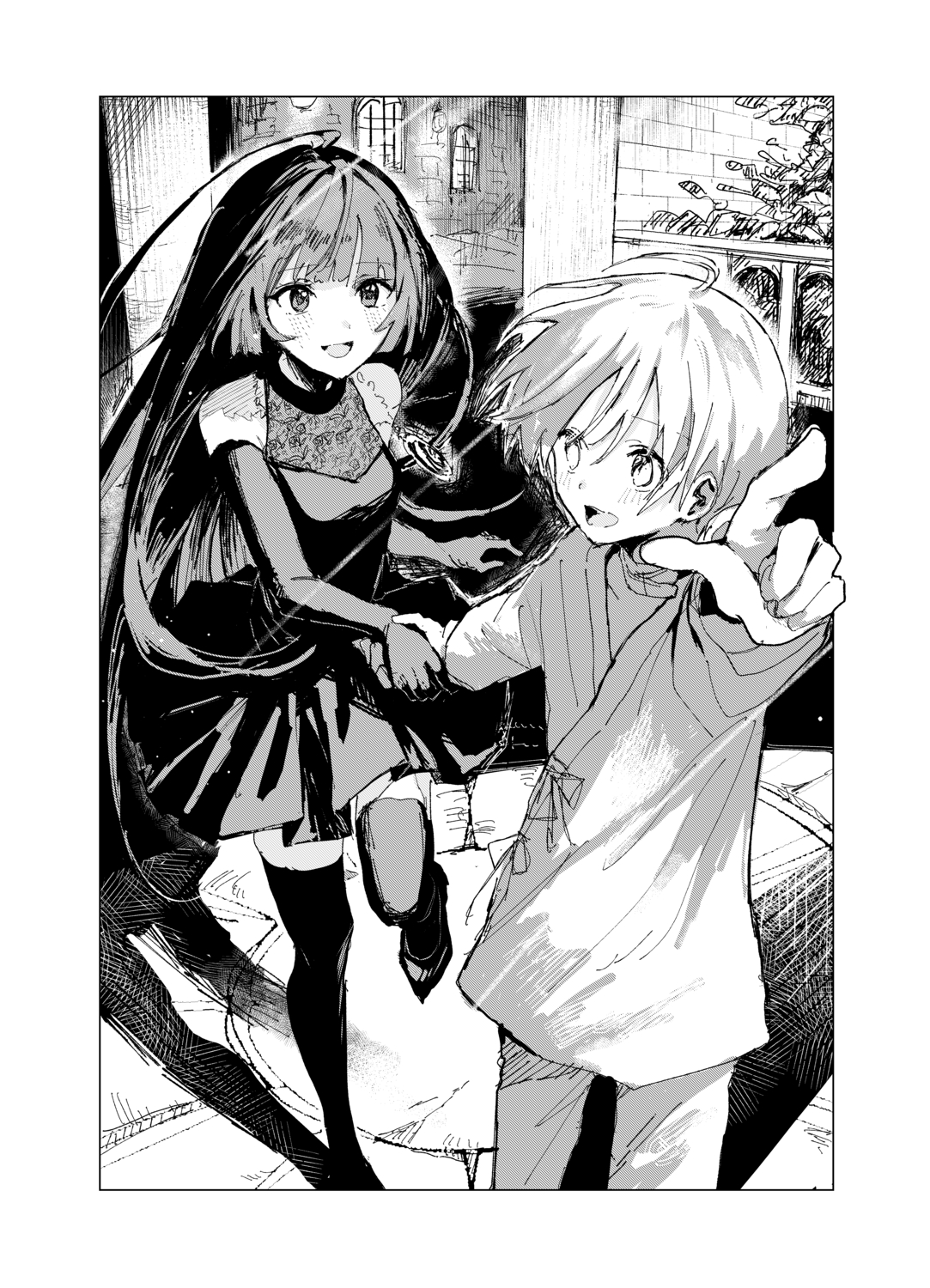 【漫画】吸血鬼と病弱な少年に絆が生まれ…の画像