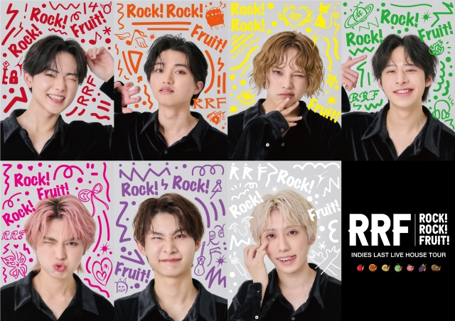 THE SUPER FRUIT『ROCK! ROCK! FRUIT! -インディーズラストライブハウスTOUR -』告知画像