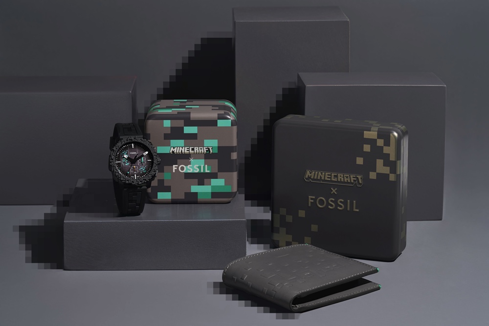 FOSSIL『マイクラ』コラボコレクション発表の画像