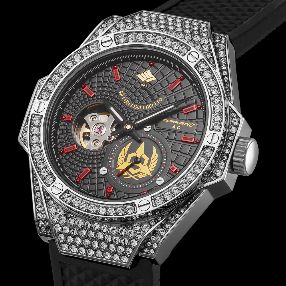 『鉄拳8』三島平八モデルの150本限定腕時計の画像