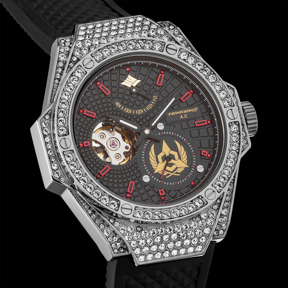 『鉄拳8』三島平八モデルの150本限定腕時計の画像