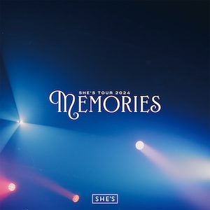 SHE’S『SHE’S Tour 2024 “Memories” Highlight at Toyosu PIT(2024.11.15)』ジャケ写