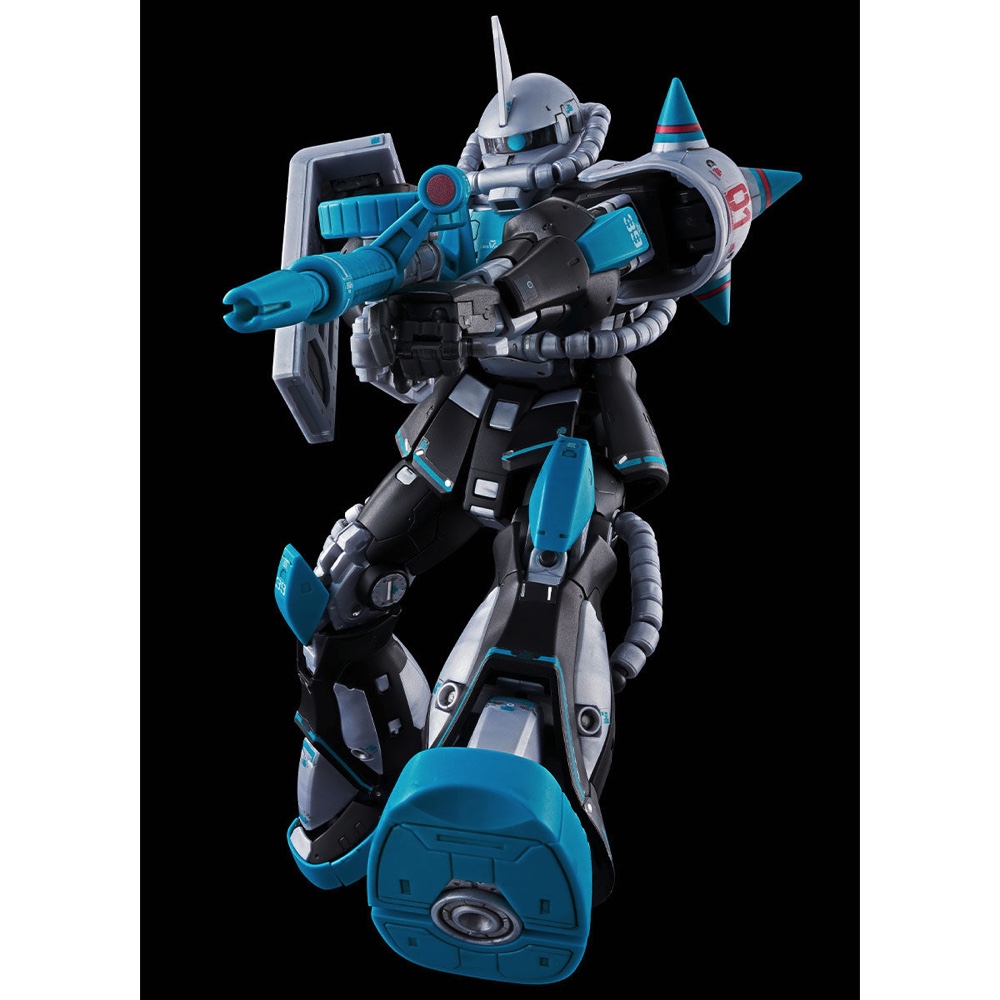 ガンダム×ミクコラボ“蒼いザク”のプラモの画像