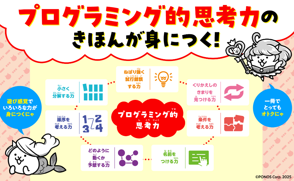 「にゃんこ大戦争でまなぶ！」シリーズ新ドリルの画像