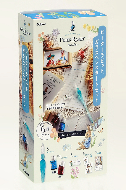 ピーターラビット（TM）のガラスペンセット