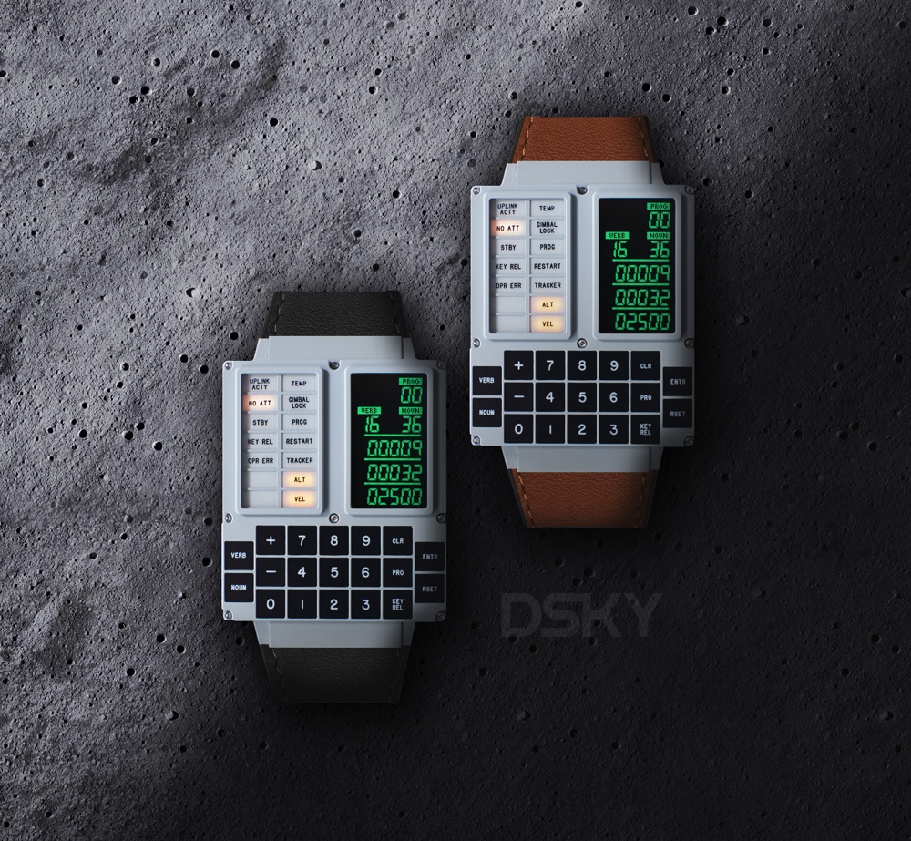 アポロ11号で使われたコンピュータが腕時計にの画像