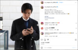 目黒蓮、FENDI撮影オフショット公開の画像