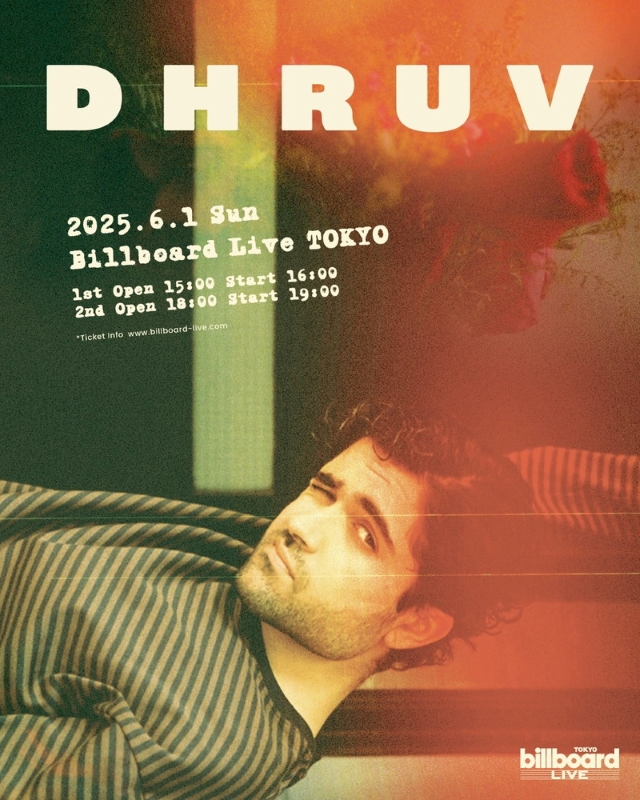 『Dhruv Billboard Live TOKYO』告知画像