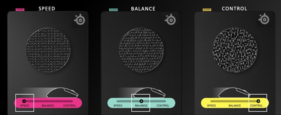 SteelSeriesより、3種のマウスパッド新発売