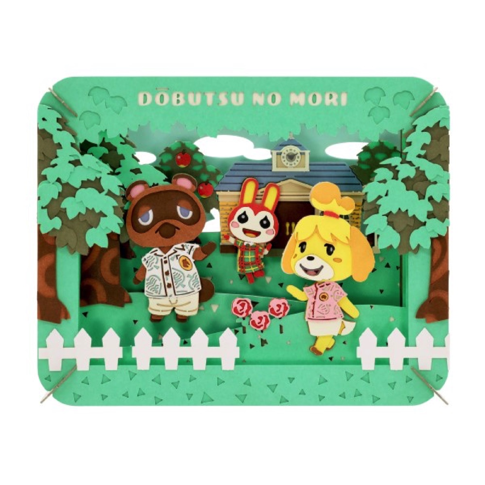 『どうぶつの森』のペーパークラフトが登場の画像
